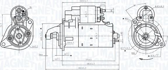 Magneti Marelli 063720372010 - Стартер vvparts.bg