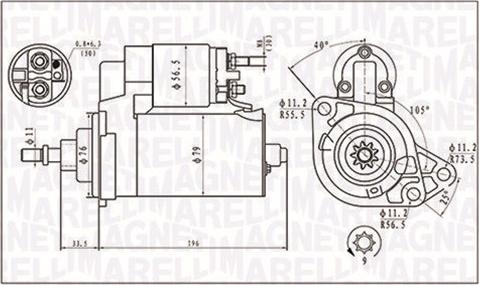 Magneti Marelli 063720295010 - Стартер vvparts.bg