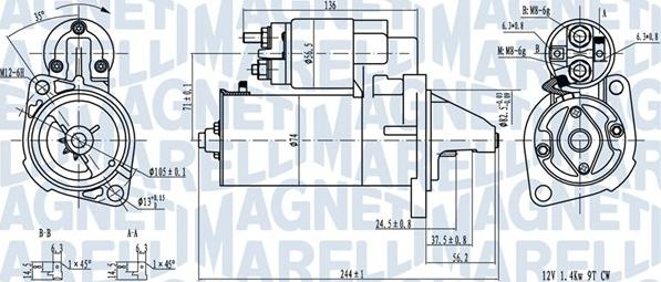 Magneti Marelli 063720282010 - Стартер vvparts.bg