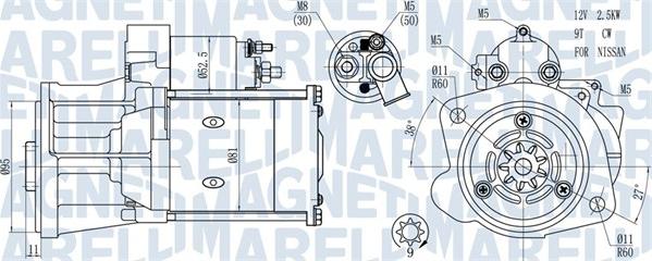 Magneti Marelli 063721491010 - Стартер vvparts.bg