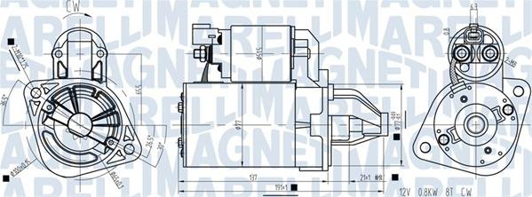 Magneti Marelli 063721462010 - Стартер vvparts.bg