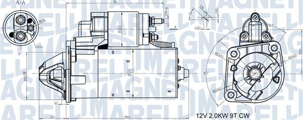 Magneti Marelli 063721408010 - Стартер vvparts.bg