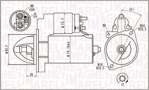 Magneti Marelli 063721410010 - Стартер vvparts.bg