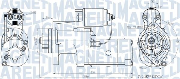 Magneti Marelli 063721439010 - Стартер vvparts.bg