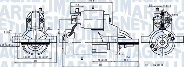 Magneti Marelli 063721436010 - Стартер vvparts.bg