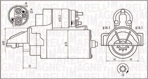 Magneti Marelli 063721421010 - Стартер vvparts.bg