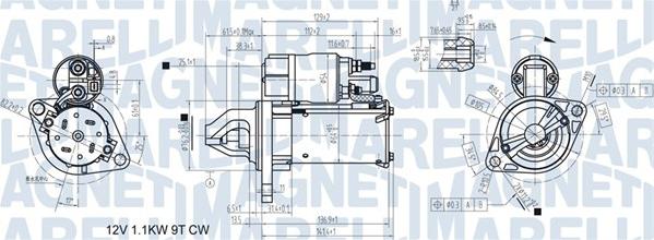 Magneti Marelli 063721557410 - Стартер vvparts.bg