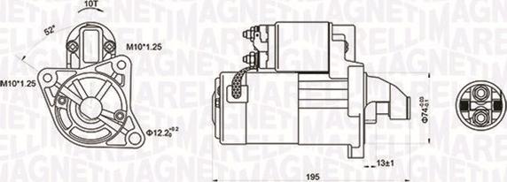 Magneti Marelli 063721096010 - Стартер vvparts.bg