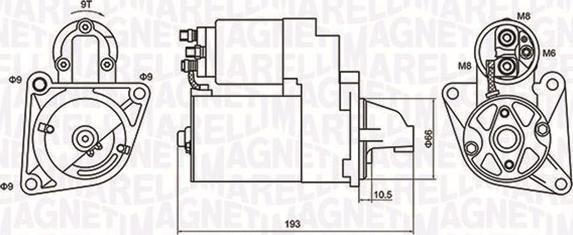 Magneti Marelli 063721053010 - Стартер vvparts.bg