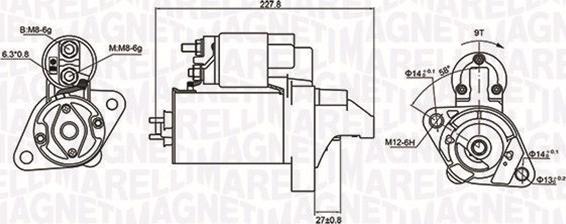 Magneti Marelli 063721074010 - Стартер vvparts.bg