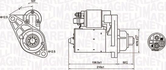 Magneti Marelli 063721197010 - Стартер vvparts.bg