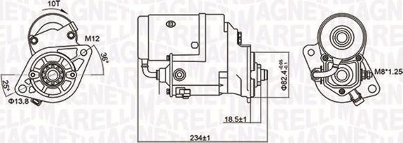 Magneti Marelli 063721154010 - Стартер vvparts.bg