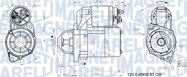 Magneti Marelli 063721117010 - Стартер vvparts.bg