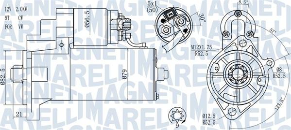 Magneti Marelli 063721187010 - Стартер vvparts.bg