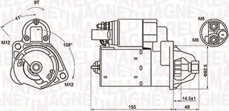 Magneti Marelli 063721394010 - Стартер vvparts.bg