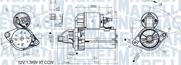 Magneti Marelli 063721346010 - Стартер vvparts.bg