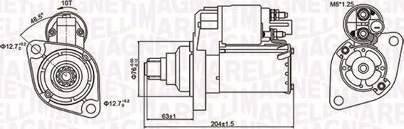 Magneti Marelli 063721347010 - Стартер vvparts.bg