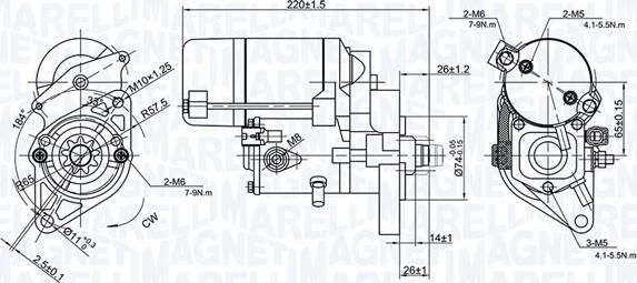 Magneti Marelli 063721358010 - Стартер vvparts.bg