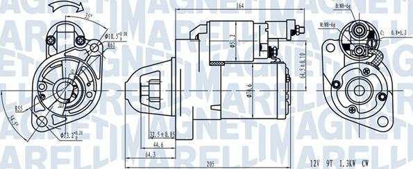 Magneti Marelli 063721382110 - Стартер vvparts.bg