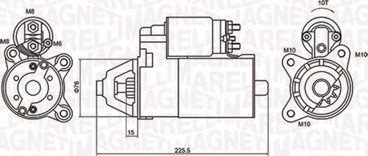 Magneti Marelli 063721336010 - Стартер vvparts.bg