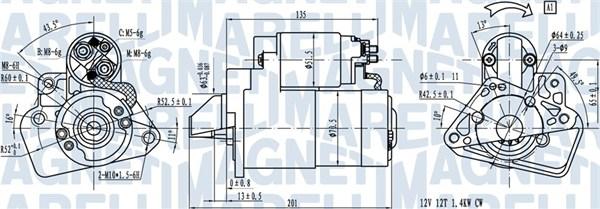 Magneti Marelli 063721332010 - Стартер vvparts.bg