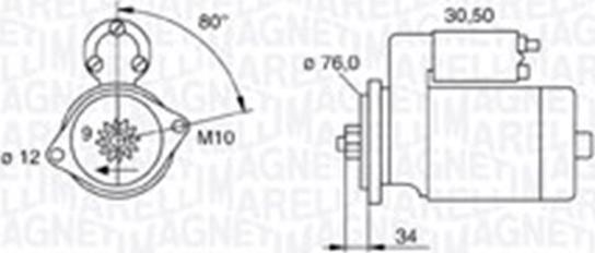 Magneti Marelli 063721321010 - Стартер vvparts.bg