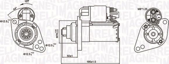 Magneti Marelli 063721294010 - Стартер vvparts.bg