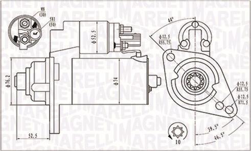 Magneti Marelli 063721293010 - Стартер vvparts.bg