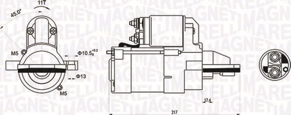 Magneti Marelli 063721246010 - Стартер vvparts.bg