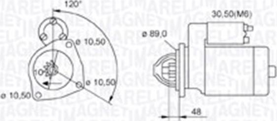 Magneti Marelli 063721268010 - Стартер vvparts.bg