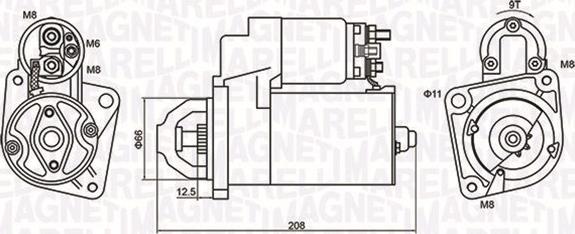 Magneti Marelli 063721213010 - Стартер vvparts.bg