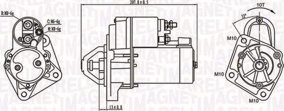 Magneti Marelli 063721289010 - Стартер vvparts.bg