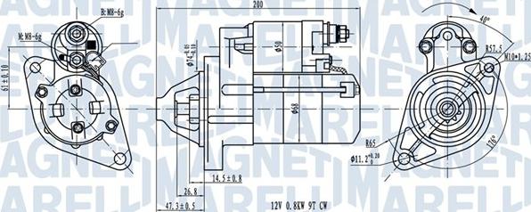 Magneti Marelli 063721224010 - Стартер vvparts.bg