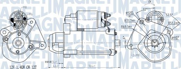 Magneti Marelli 063721275010 - Стартер vvparts.bg