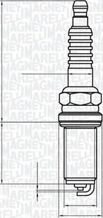 Magneti Marelli 062000784304 - Запалителна свещ vvparts.bg