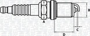 Magneti Marelli 062000781304 - Запалителна свещ vvparts.bg