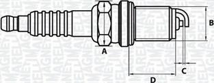 Magneti Marelli 062000782304 - Запалителна свещ vvparts.bg