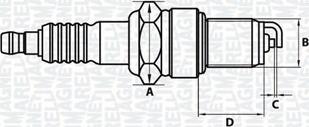 Magneti Marelli 062000773304 - Запалителна свещ vvparts.bg