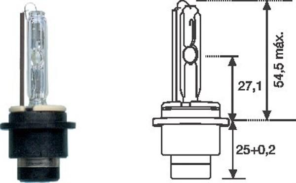 Magneti Marelli 002541100000 - Крушка с нагреваема жичка, фар за дълги светлини vvparts.bg