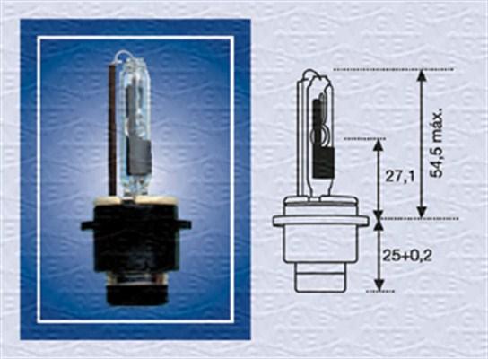 Magneti Marelli 002542100000 - Крушка с нагреваема жичка, фар за дълги светлини vvparts.bg