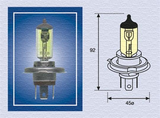 Magneti Marelli 002575100000 - Крушка с нагреваема жичка, фар за дълги светлини vvparts.bg