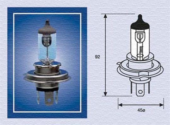 Magneti Marelli 002176100000 - Крушка с нагреваема жичка, работен фар vvparts.bg