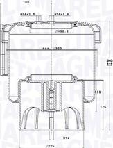 Magneti Marelli 030607020304 - Маншон, въздушно окачване vvparts.bg