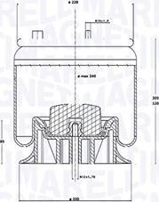 Magneti Marelli 030607020294 - Маншон, въздушно окачване vvparts.bg