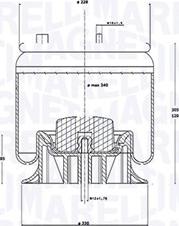 Magneti Marelli 030607020295 - Маншон, въздушно окачване vvparts.bg