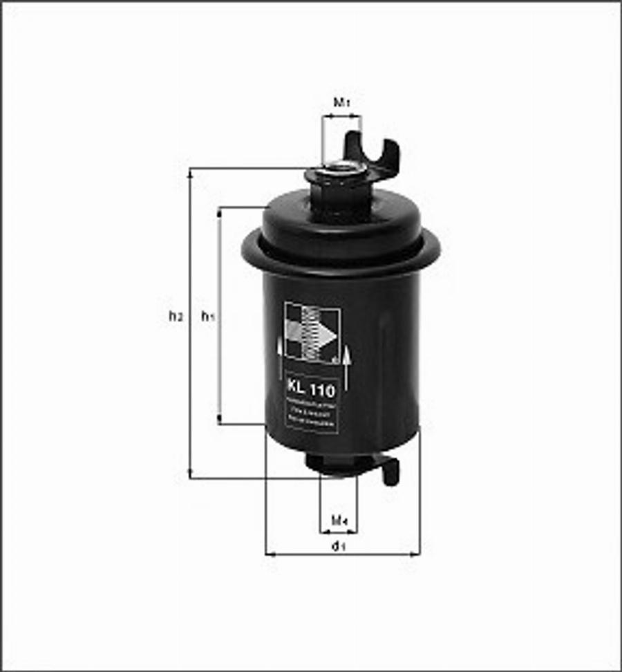 Magneti Marelli 154703533050 - Горивен филтър vvparts.bg