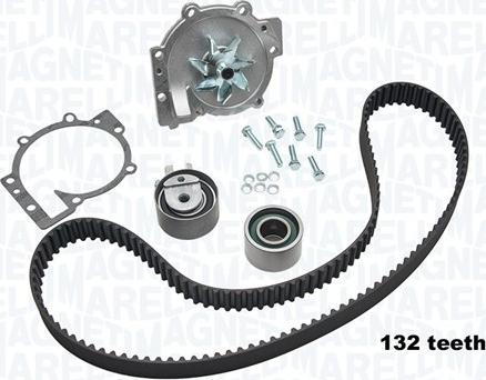 Magneti Marelli 341404980001 - Водна помпа+ к-кт ангренажен ремък vvparts.bg