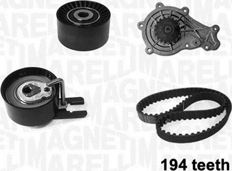 Magneti Marelli 341404030001 - Водна помпа+ к-кт ангренажен ремък vvparts.bg