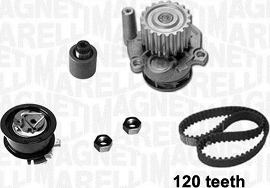 Magneti Marelli 341404790001 - Водна помпа+ к-кт ангренажен ремък vvparts.bg