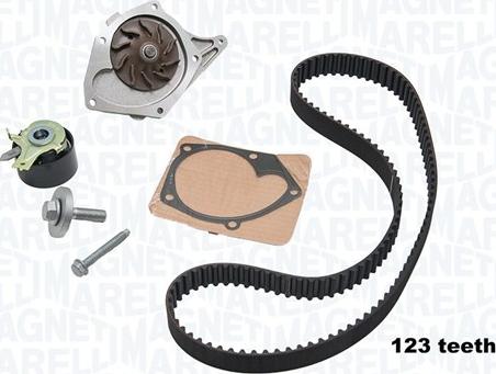 Magneti Marelli 341404730002 - Водна помпа+ к-кт ангренажен ремък vvparts.bg